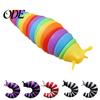 Sensorisches Spielzeug Fidget Schnecke Bunt Niedlich 3D Gelenkig Stim Handgelenk Krafttraining Flexibel Stressabbau Lustig Quetschbar Dekompression Jungen Mädchen Geschenk