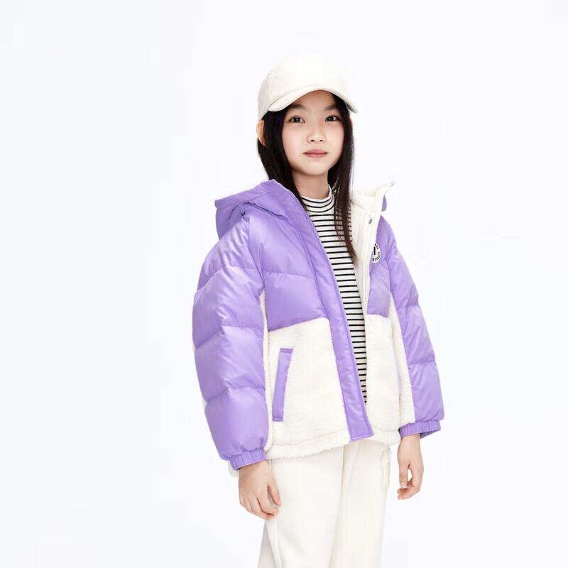 Little MO&Co. Kids Lightweight Color Block Down Jacket 120