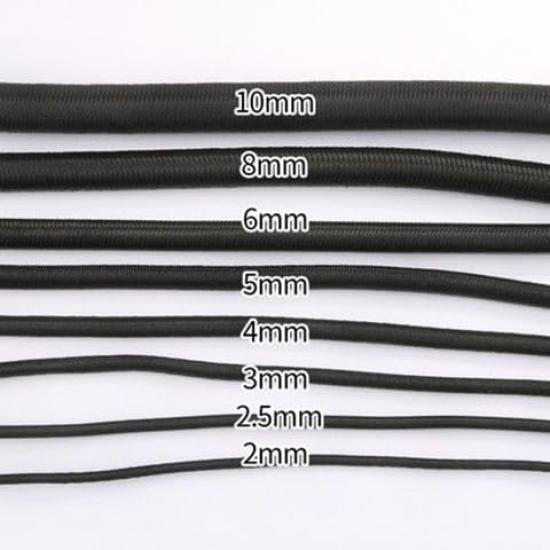 ILLIDAN Paracord Shock 6mm 10M Elastic Rubber Outdoor Bungee Super Round Elastic Multipurpose Rope Cord, Wide, Long, Cord, Rope, Cord, Strong,