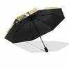 Ombrello da Viaggio a Tema Pippi Calzelunghe - 8 Stecche, Apertura e Chiusura Automatiche, Design Pieghevole Portatile, Ombrello Compatto ed Elegante Adatto