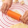 Multicolor Pastry Dough Roller Wooden Handle Flour Roller New Silicone Rolling Pin  Cooking Utensil