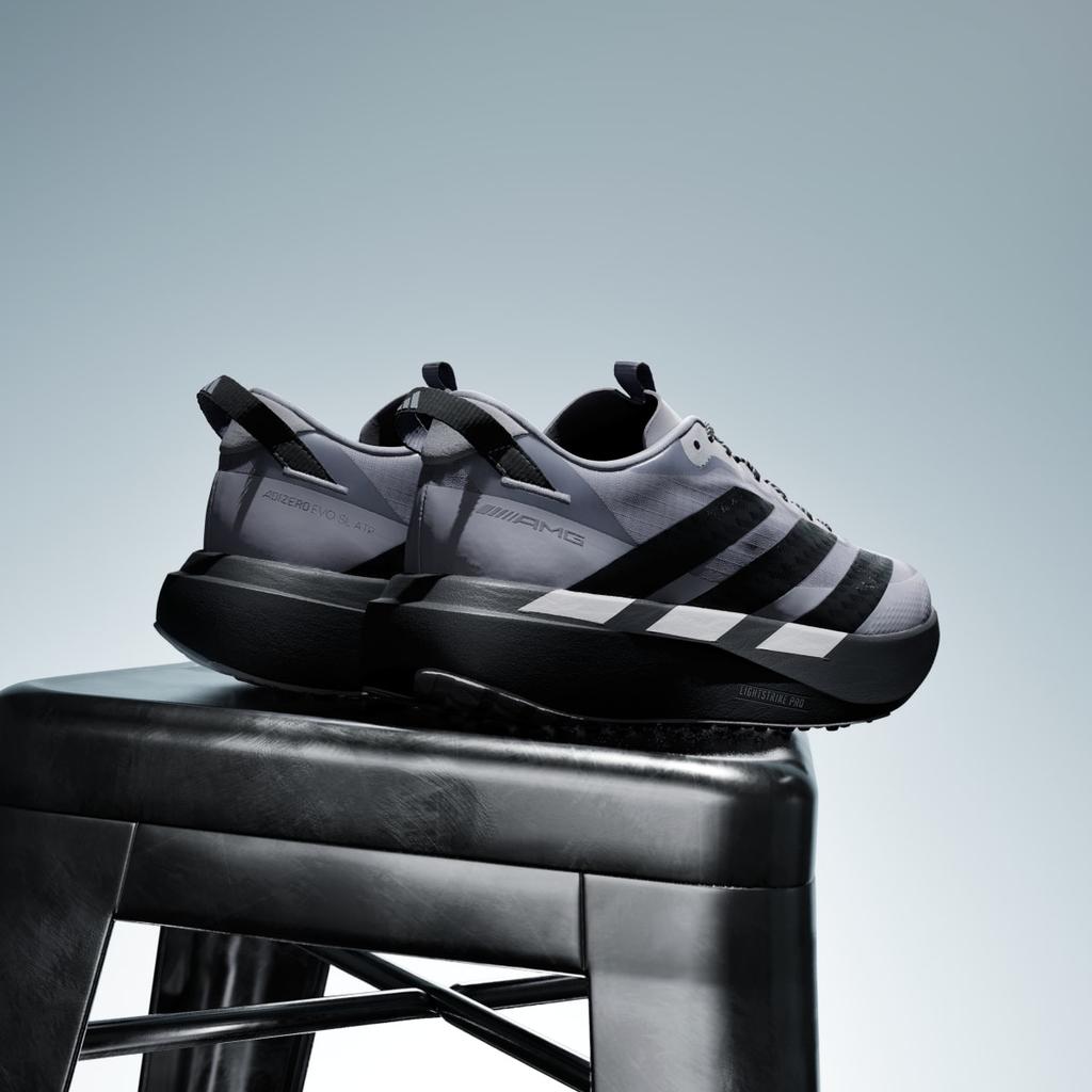 adidas ADIZERO EVO SL ATR MERCEDES AMG MERCEDES Shoes KI7909 Men's Performance Sports Shoes Glory Grey / Core Black / Core Black