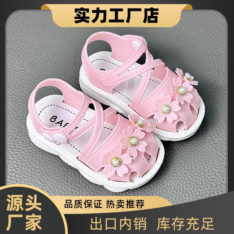 New Summer Baby Shoes for Girls, Soft Sole Infant Toddler Walking Shoes