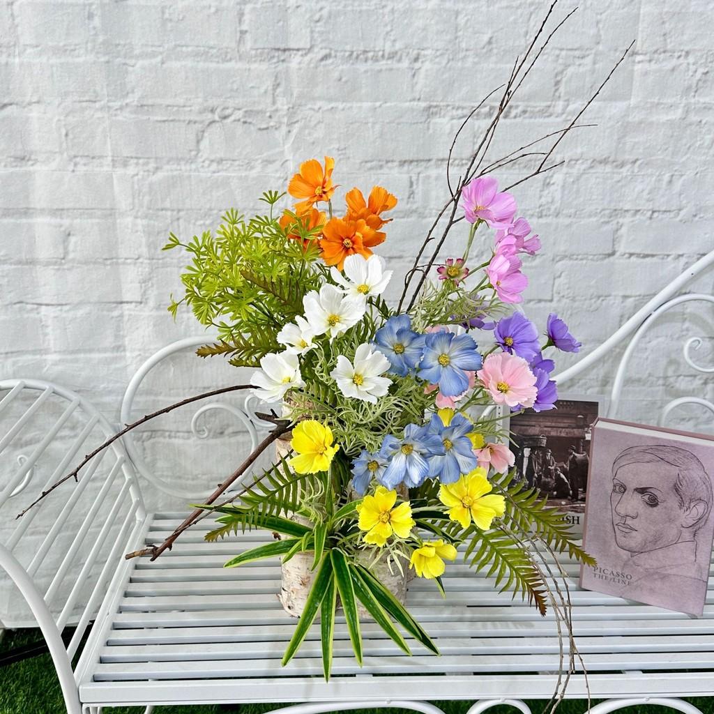 Flower Galsang Artificial Wedding Hotel Restaurant Decoration Desktop Ornament