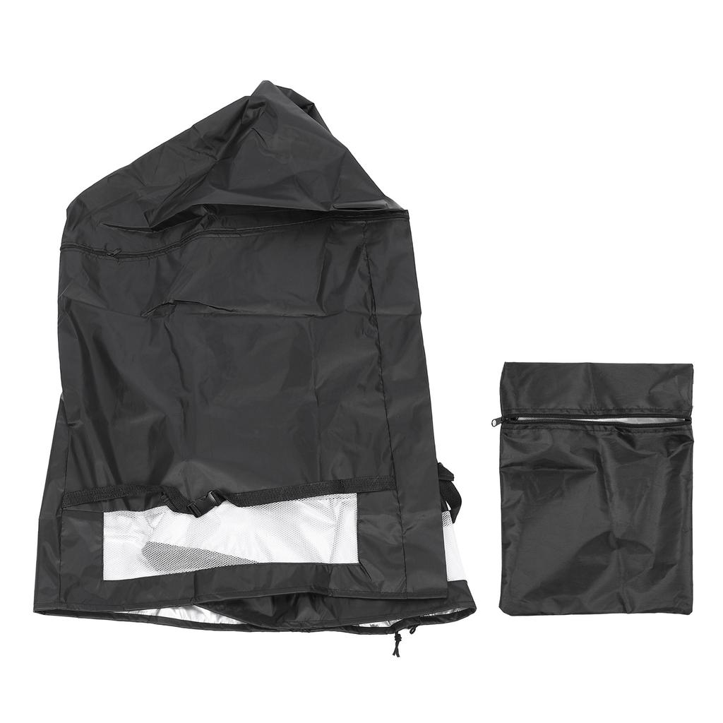 Chest Freezer Cover Oxford Protective Outdoor Indoor Refrigerator Dust Cover with Zipper Fits 5.0 Cubic Feet Deep