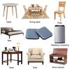 Self-adhesive Sliding Pad Kitchen Appliance Gaskets Mini Furniture Sliders Feet Glider Table Chair Leg Mat Home Floor Protector