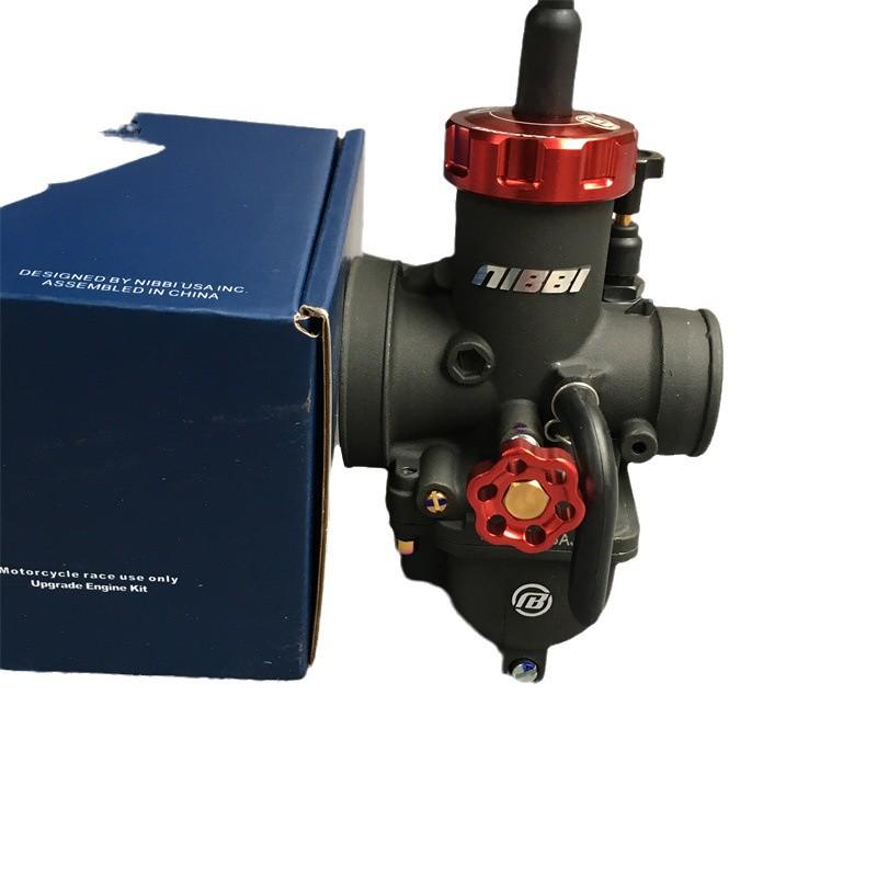 NIBBI Off-Road Motorcycle Carburetor for CBNC250 Engine, Sport Competition Flange Version