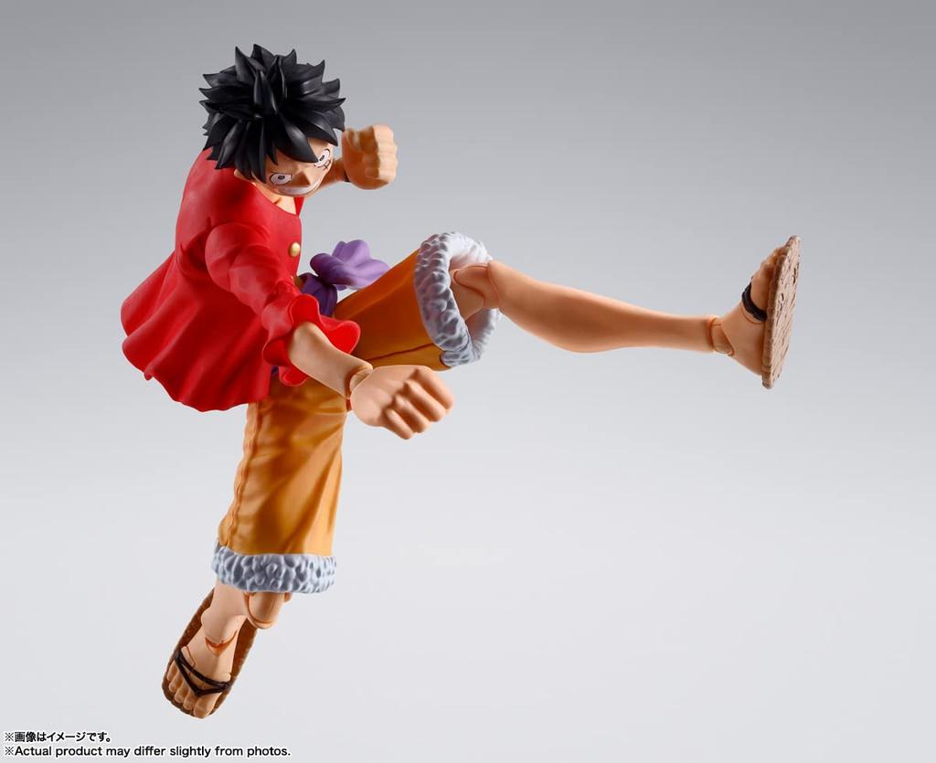 BANDAI SPIRITS S.H.Figuarts ONE PIECE Monkey D. Luffy -Attack on Onigashima- Approx. 145mm ABS & PVC Painted Movable Figure