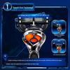 5-Blade Durable Manual Shaving Razor for Face