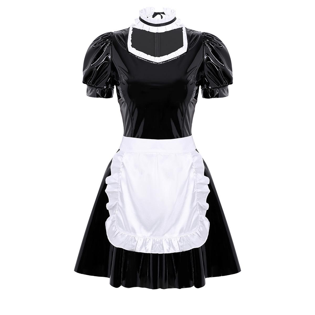 

Halloween French Maid Cosplay Costume - Sexy Performance Outfit Small