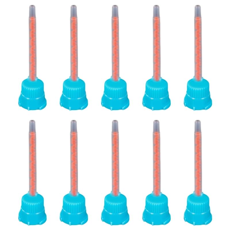 Pack of 10 Static Mixing Nozzles Epoxy Mixing Nozzles Tube for Seamless AB Glues Application In Various Adhesive Tasks