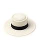 Yunibeosyeolkemiseuteuli Home White Flat Fedora Summer Fedora