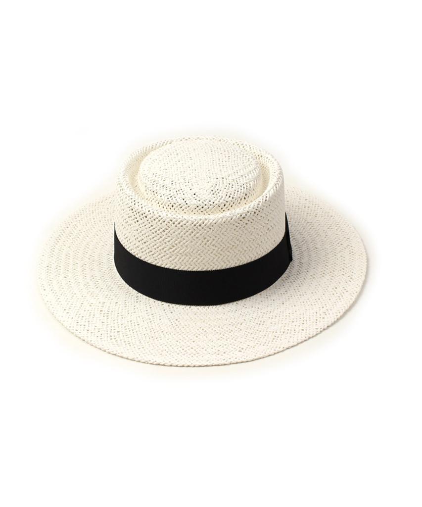 Yunibeosyeolkemiseuteuli Home White Flat Fedora Summer Fedora