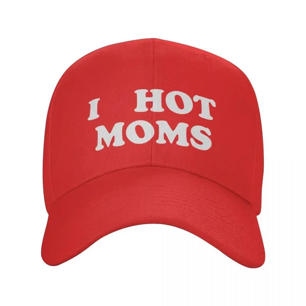 Klassisk Jag Älskar Heta Mammor Baseballkeps Herr Dam Personlig Justerbar Vuxen Pappa Hatt Sommar Snapback Kepsar Truckerkepsar