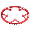   53T CNC Aluminum Alloy Mountain Bike Single Crank Chain   Repair Parts (Black)