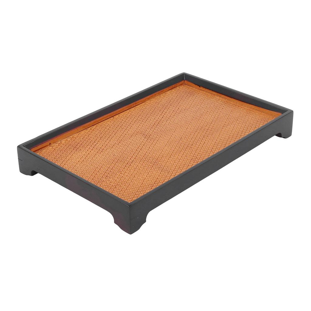 30 X 19cm Rectangular Tea Tray Multifunctional Easy Cleanup Retro Style Coffee Serving Tray for Home