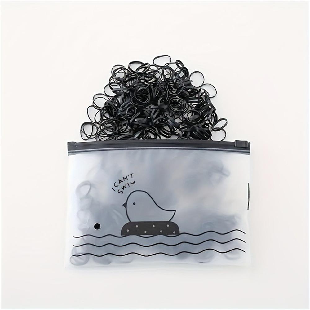 1000/2000 Stück Mini-Haargummis mit hoher Elastizität - Set kleiner Gummibänder für einfaches Haarstyling