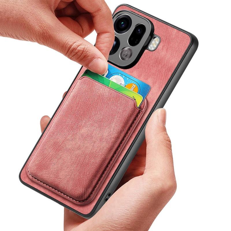 For  Detachable 2 in 1 Leather Case for Find X9 Pro X 9 Magnetic Wallet Card Pocket Cover for OPPO Find X9pro Shell
