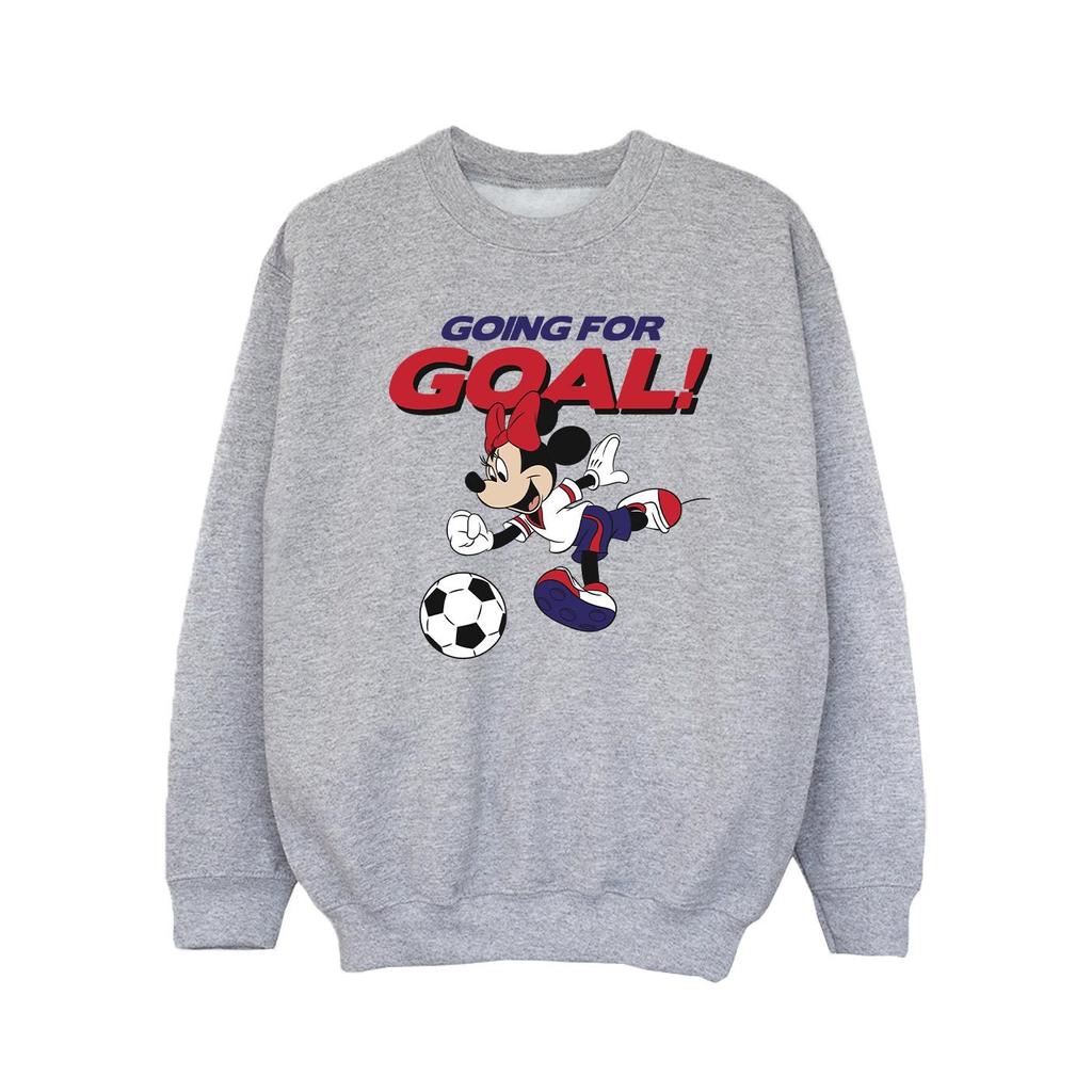 Disney Girls Minnie Mouse Going For Goal Sweatshirt