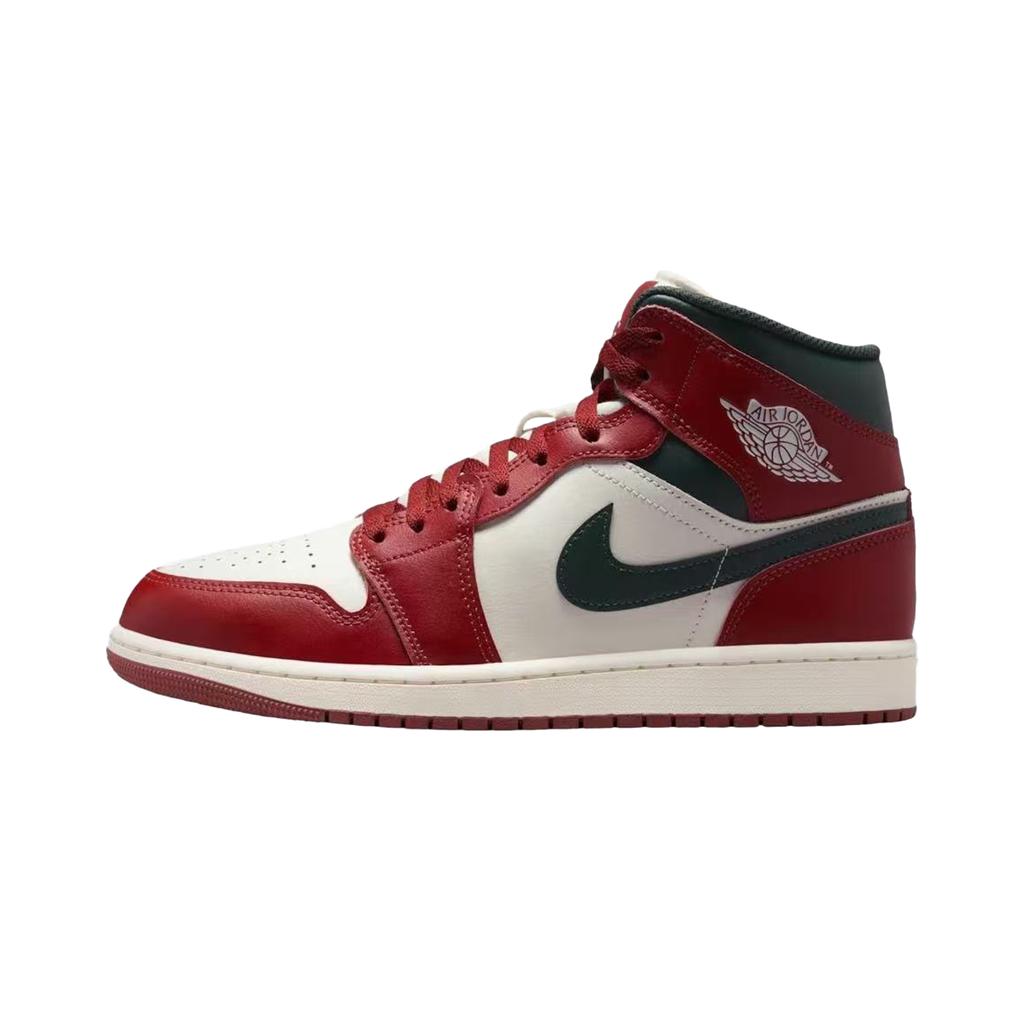 Jordan Air Jordan 1 Montagna Primaverile Neve Mid top Scarpe da Basket Vintage Unisex Grigio Chiaro DQ8426-105(Team73--)