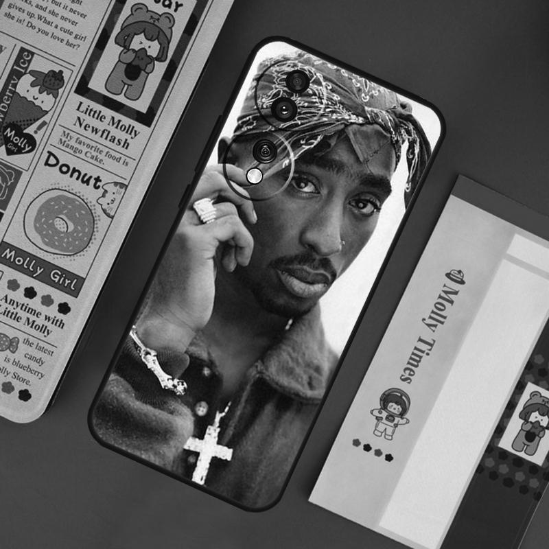 2Pac Hip Hop Singer Case For Honor 200 50 70 90 Lite X9b X9a X8b X8a X8 X9 X9c Honor Magic 7 Lite 6 5 Pro Cover