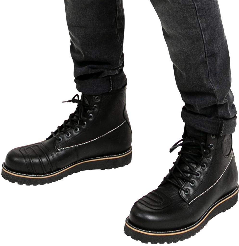 John Doe BUTY KEVLAROWE JOHN XTM MĘSKIE Buty do jazdy Rozmiar DOE® "Iron" (Czarny, 43)