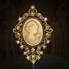 Head Design Crystal Rhinestones Brooches Crystal Rhinestones Gothic Brooches  Women's Accessories