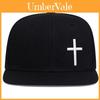 Hip Hop Cap With Cross Embroidery And Adjustable Fit For Street Style