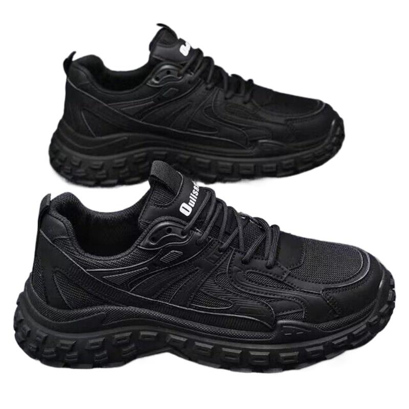 Trendy Men's Shoes Summer New Mesh Breathable Running Sports Shoes Outdoor Basketball Shoes Anti Slip Shock-absorbing Dad Shoes