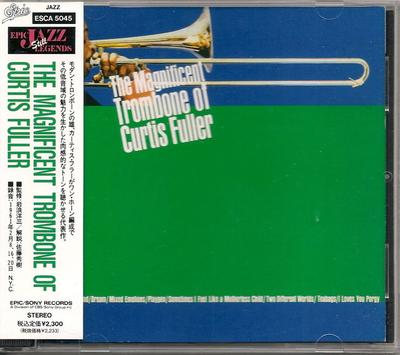 CD CURTIS FULLER - The Magnificent Trombone of Curtis ESCA5045 Epic 1989 Japan ObiSoul/Funk Used