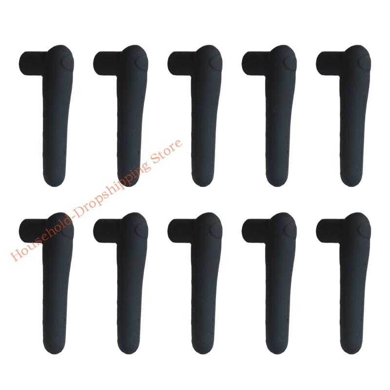 10 Elastomer Handle Canopies Against Fixed Not Slip Protectors For Office Homehealthcare Use 85AD