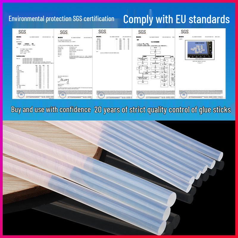 11mm & 7mm High Viscosity Hot Melt Glue Sticks for Glue Gun - Ideal for Household & Crafts