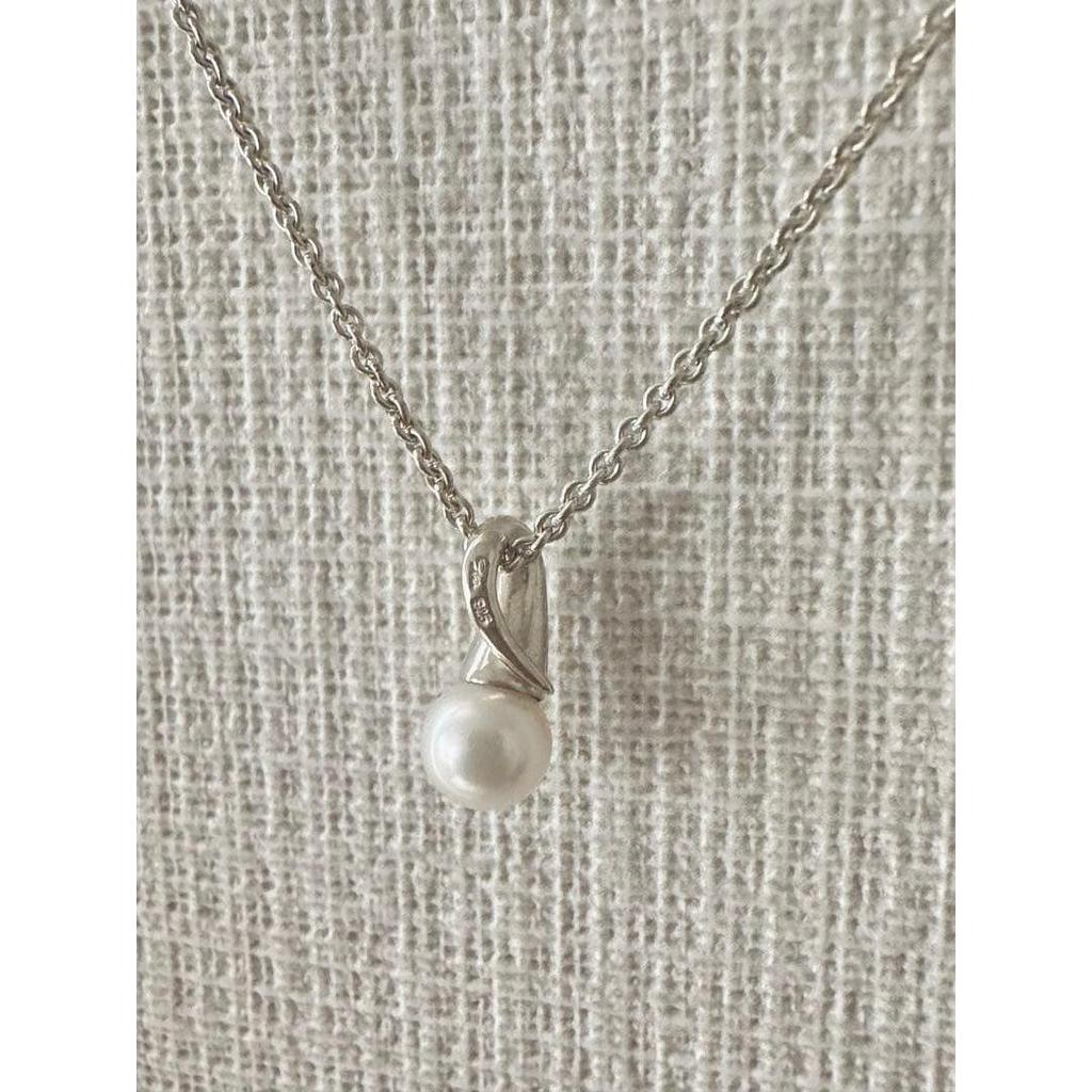 Used Star Jewelry Pearl Necklace Silver