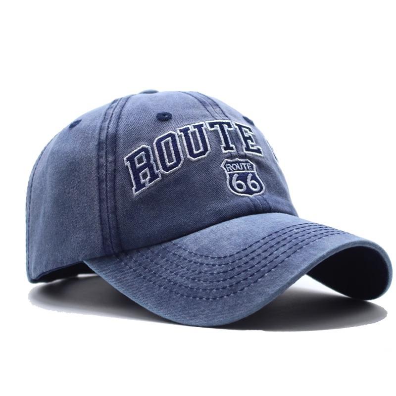 New Embroidered Shark Denim Cap Made Old Washed Trendy Men's Personalized Baseball Cap Women's Sunshade Sunscreen Cap