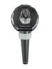 Keeshond, Dutch Barge Dog, Smiling – Crystal Bottle Stopper, Unique Wine Stopper with Photo |