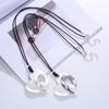 Fashion Necklace Metal Love Ladies Long Necklace Sweater Chain