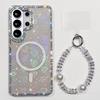 Samsung S11Ultra flash diamond IMD strong magnetic mobile phone case S11FE flash powder laser love S11 protective case