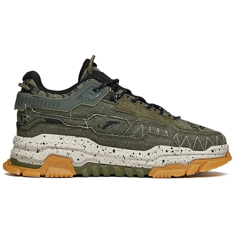Anta Dieying Low top Skateboard Shoes Men's Green Black (Unisex) Skate Shoes 912218026 2
