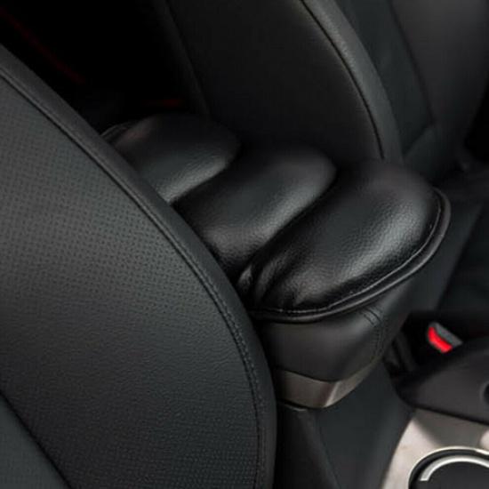 Universal Car Armrest Pad Cover Center Console Seat Box PU Leather Cushion Mat