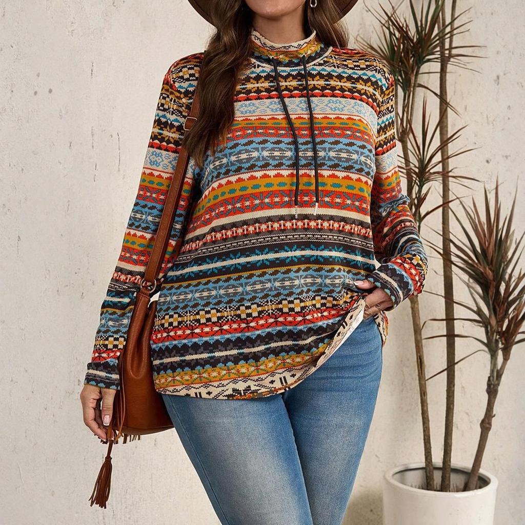 Womens Long Sleeve Tops Turtleneck Casual Shirts Loose Fit Tunic Tops Blouses Shirts For Women Fall Outfits