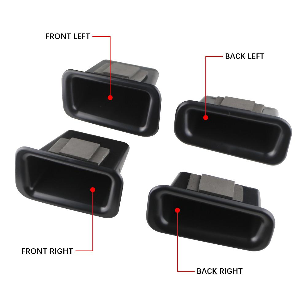 ABS Car Door Storage Box for Ford Explorer 2011-2026 Inner Handle Armrest Container Bin Cup Car Organizer Interior Accessories