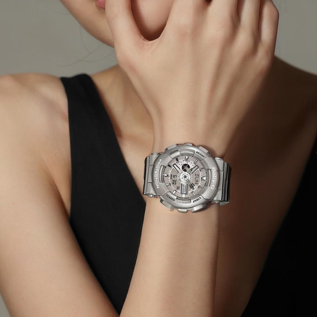CASIO Women's BABY-G Gray Watch BA-110-8ADR BA-110-8ADR
