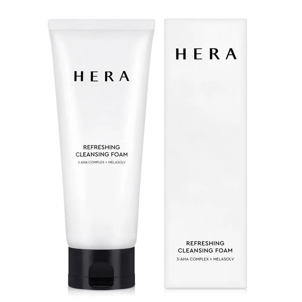 Hera Refreshing Cleansing Foam 160g Melasolve Renewal Deep Cleansing Hypoallergenic Bubble Facial Cleanser
