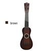 Children's Educational Wood Grain Ukulele with Steel Strings