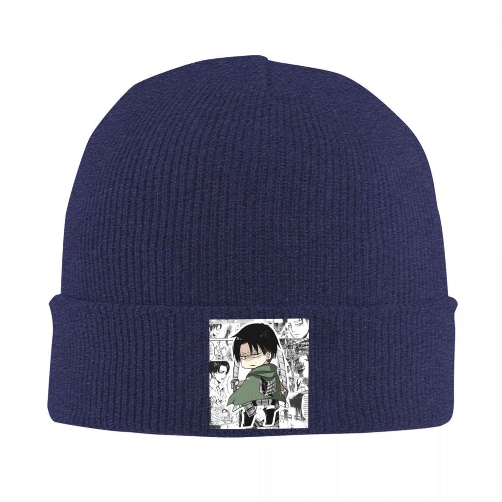 Levi AckerUnisex Attack On Titan Warm Knitted Cap Winter Knit Bonnet Hat Skullies Beanies Hip Hop Caps for Unisex