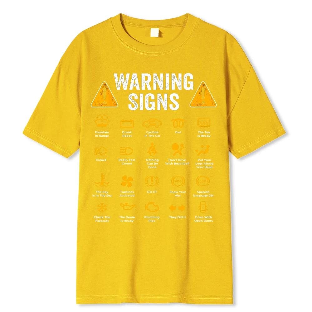 

Fun Driving Warning Signs 101 Auto Mechanic Gift Driver T-Shirt Oversized Casual T-Shirt Cotton Men S Top T-Shirt Clothing 4XL