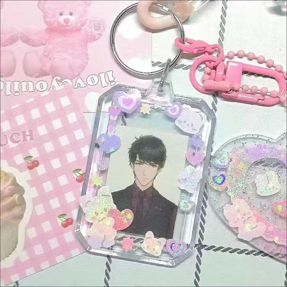 Άλμπουμ Photo Protector Idol Photo Sleeves Θήκη ταυτότητας Κρεμαστό μανίκια κάρτας Θήκη φωτογραφιών Μπρελόκ