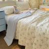 Crinkled Cotton Home Bedding Single Air-Conditioning Quilt Student Dormitory Simple Fresh Single Summer Quilt