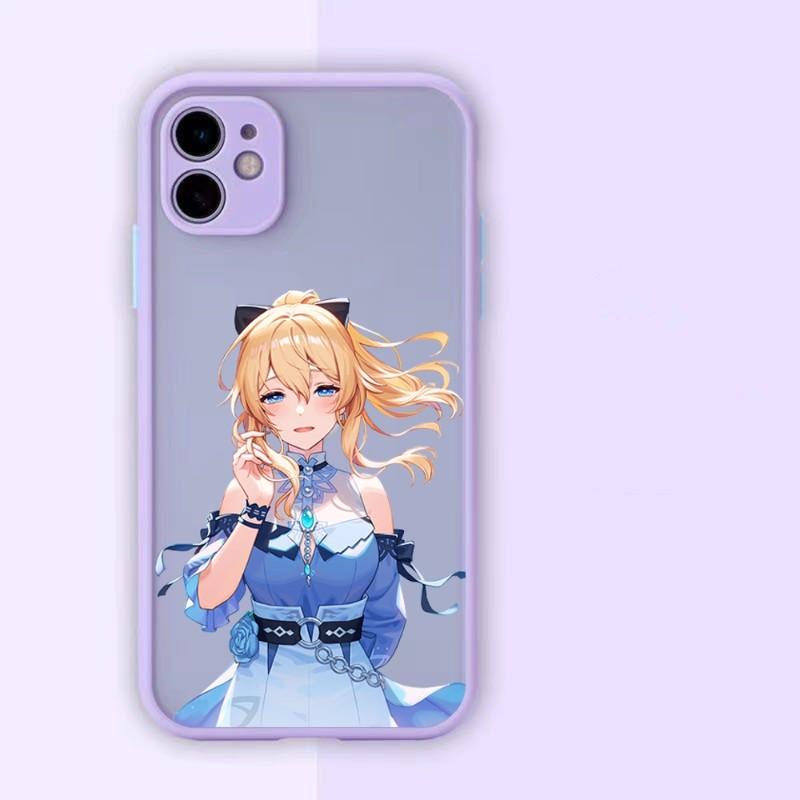 Cute Girl Jean Genshin Phone Case For IPhone 14 13 12 11 Mini Pro Max XS X Max XR 8 7 Plus SE 2022 Skin Color Phone Cover