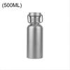 Titanium Water Bottle 600ml - Ultralight, Leak-Proof, Sport Bottle